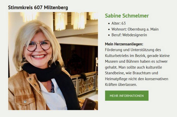 Sabine Schmelmer Bezirkstag
