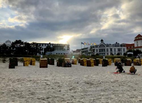 blick auf binz rügen und meer
