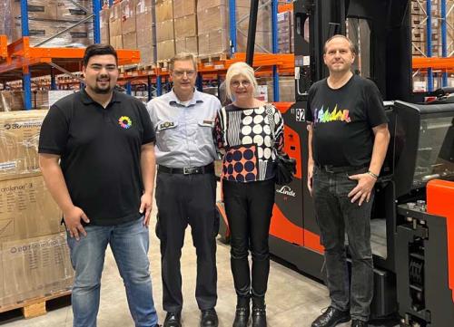 Ortstermin beim THW Logistikzentrum in Elsenfeld